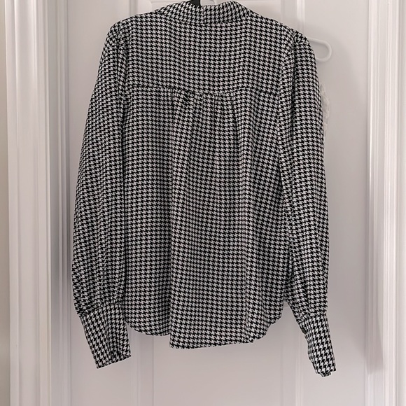 Houndstooth Chiffon shirt - Picture 4 of 5